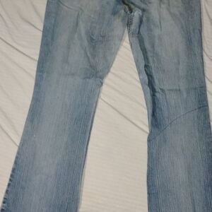 Squeeze Women's Straight Leg Jeans - Light Blue